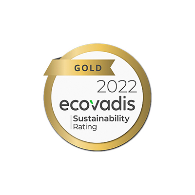 Awards - EcoVadis zlata medalja za trajnost 2022